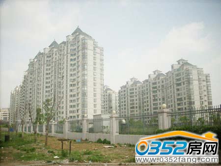 兩棟高層孤單林立