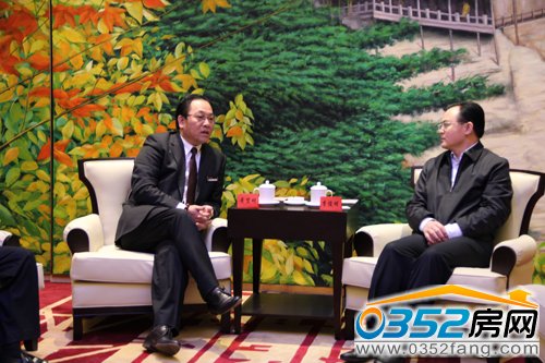 市委書記韋立祥會見億豐董事局主席黃明賢