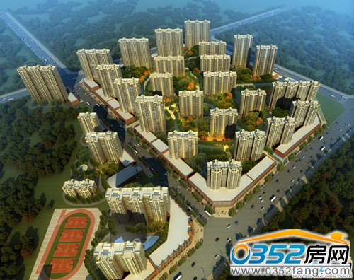 五洲帝景二期青年城鳥瞰圖
