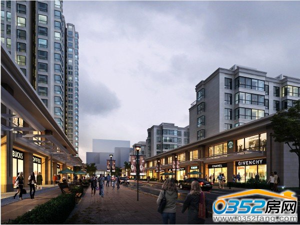 中央美域商鋪效果圖