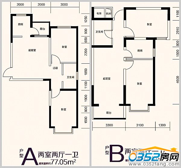 美好新里程二期主推戶型圖