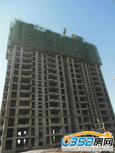 千禧御東畫卷6號樓封頂實景圖