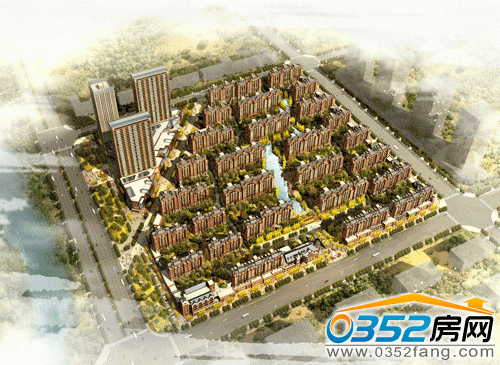 江鴻大社區整體項目鳥瞰圖