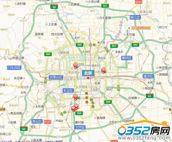 北京,七環,河北