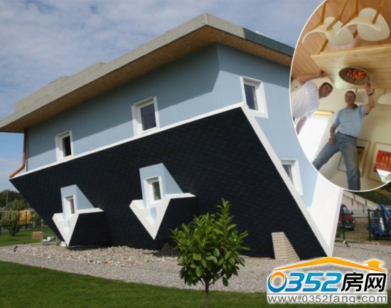 這倒立房子小編看著就暈呀