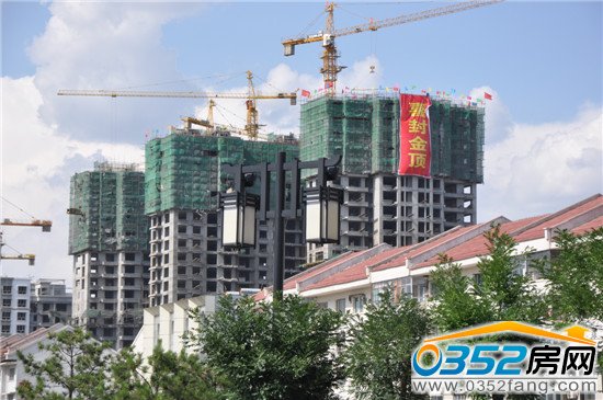 中央美域高層區“喜封金頂”