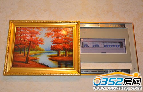 入門處玄關風景圖背后“暗藏機關”