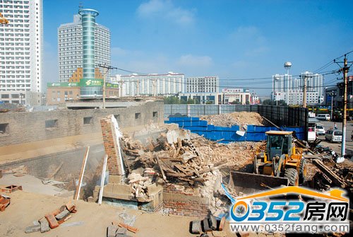 雁北廣場項目涉征103間平房被依法拆除