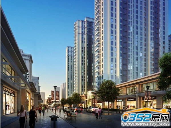 中央美域臨街旺鋪效果圖