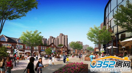 英倫風情街區——倫敦街效果圖