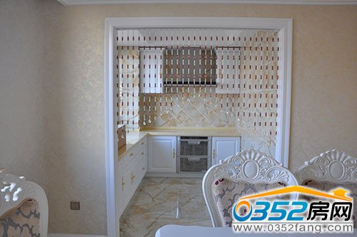 北馨理想城二期140平米樣板間廚房:清爽整齊