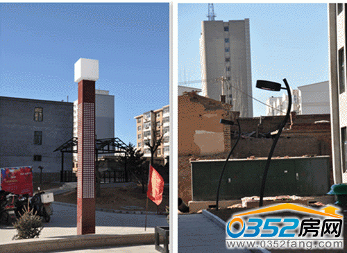 理想成各條小路安置了路燈