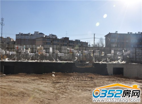 北馨理想城二期四號樓開始起主體部分