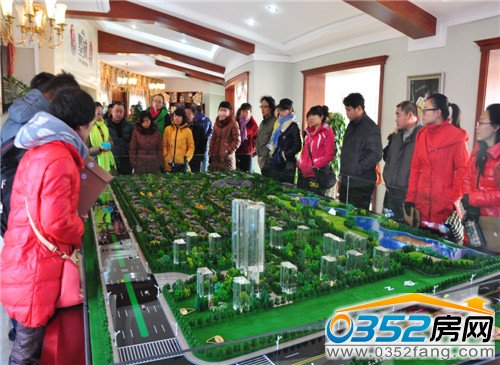 大同論壇置業顧問向網友介紹項目詳情