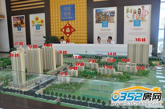 中央美域 中央美域項目沙盤實景圖