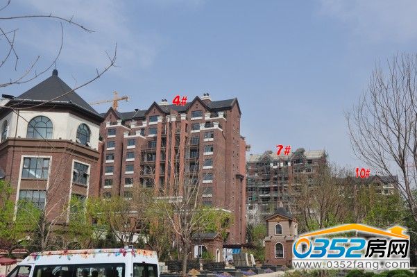 鉑藍原著4#、7#、10#樓4月24日工程進度圖