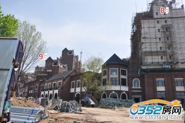 鉑藍原著8#、9#樓4月24日工程進度圖