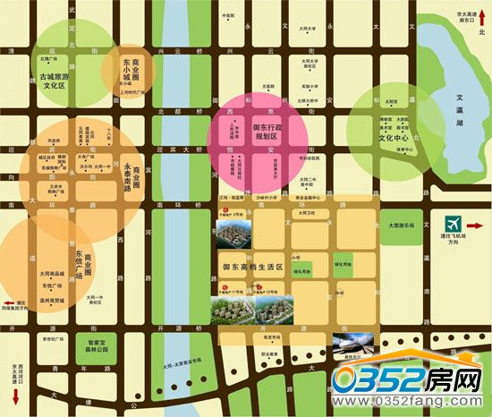 千禧御東畫卷區位圖