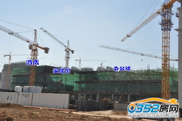 月星國際家居廣場2號樓工程進度(6月26日)