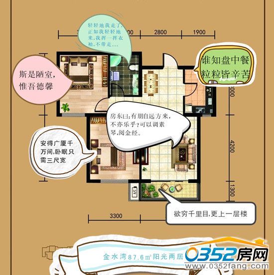 詩歌體金水灣戶型說明書