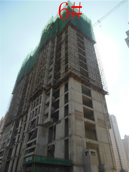 9月3日金水灣6#工程進(jìn)度實(shí)景圖