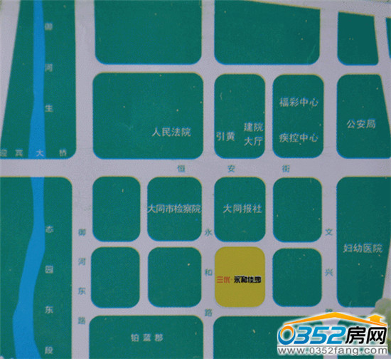 三優(yōu)永和佳園區(qū)位圖