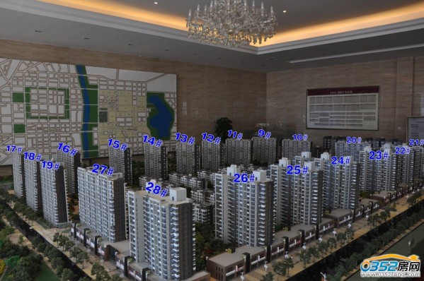 華北星城沙盤圖