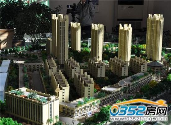 華陽星月城項目沙盤實景圖