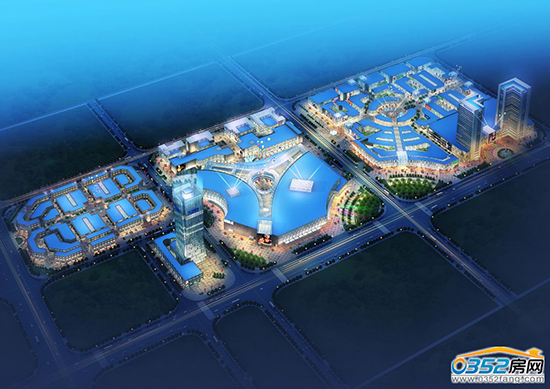 億豐世貿項目整體鳥瞰效果圖