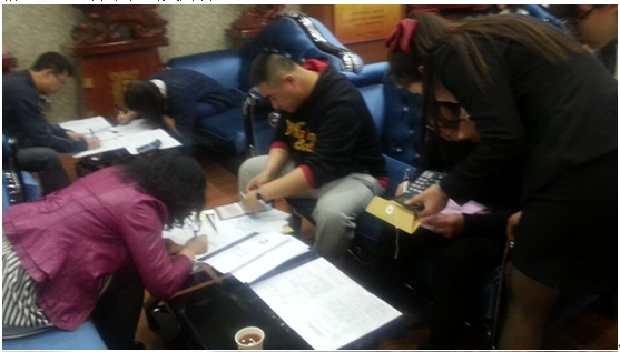 金水灣業(yè)主辦理公積金現(xiàn)場