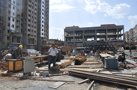 金水灣包工隊施工