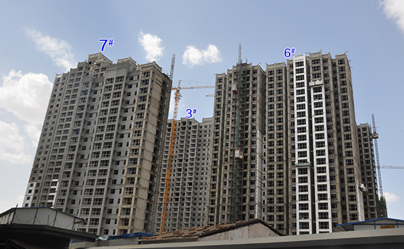 金水灣6.7號樓工程進度