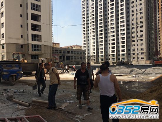 金水灣施工現(xiàn)場