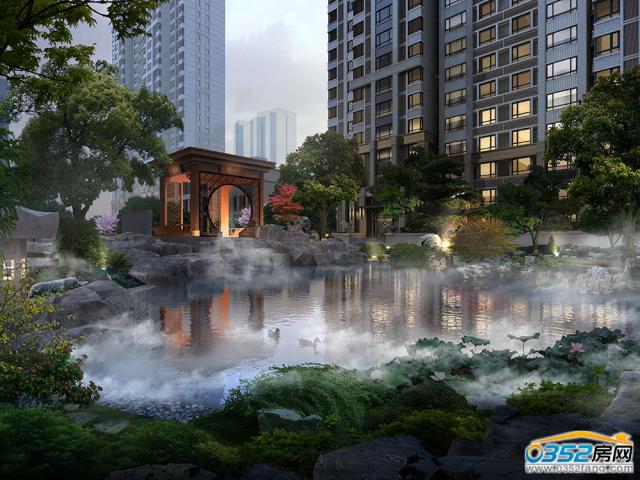 碧水云天·御花園湖景小亭