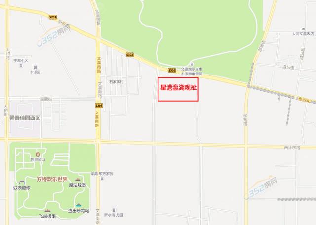 星港瀛湖觀祉區位圖