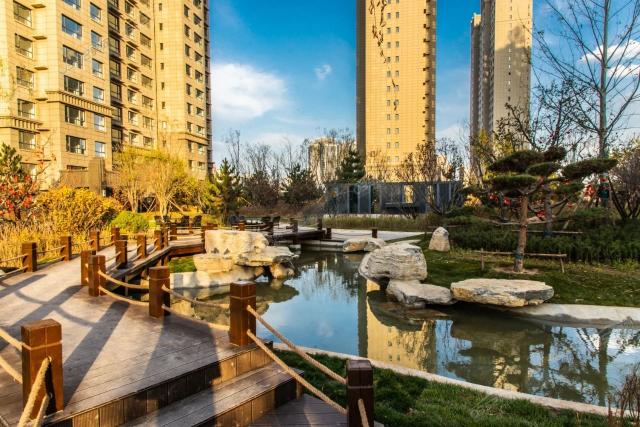 楓林逸景親河園實(shí)景