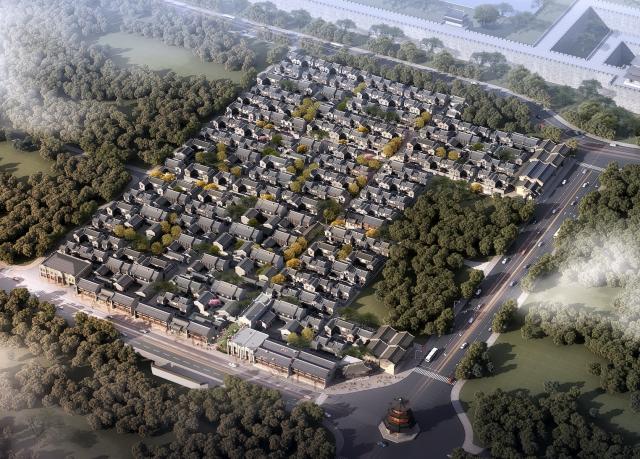 鉑藍(lán)五龍巷鳥瞰圖